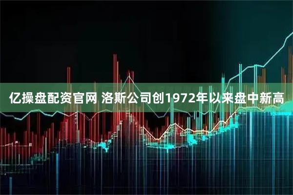 亿操盘配资官网 洛斯公司创1972年以来盘中新高