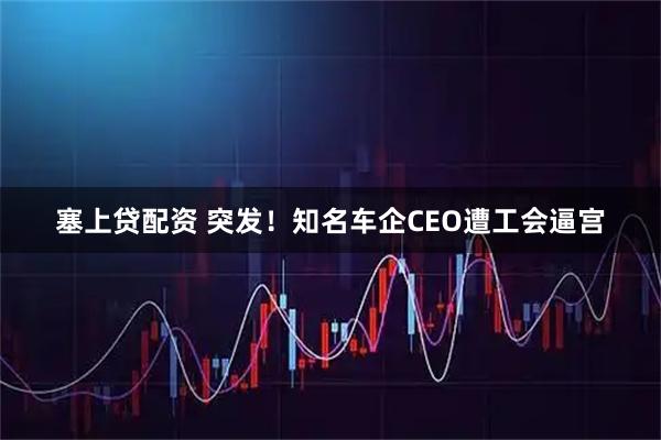 塞上贷配资 突发！知名车企CEO遭工会逼宫